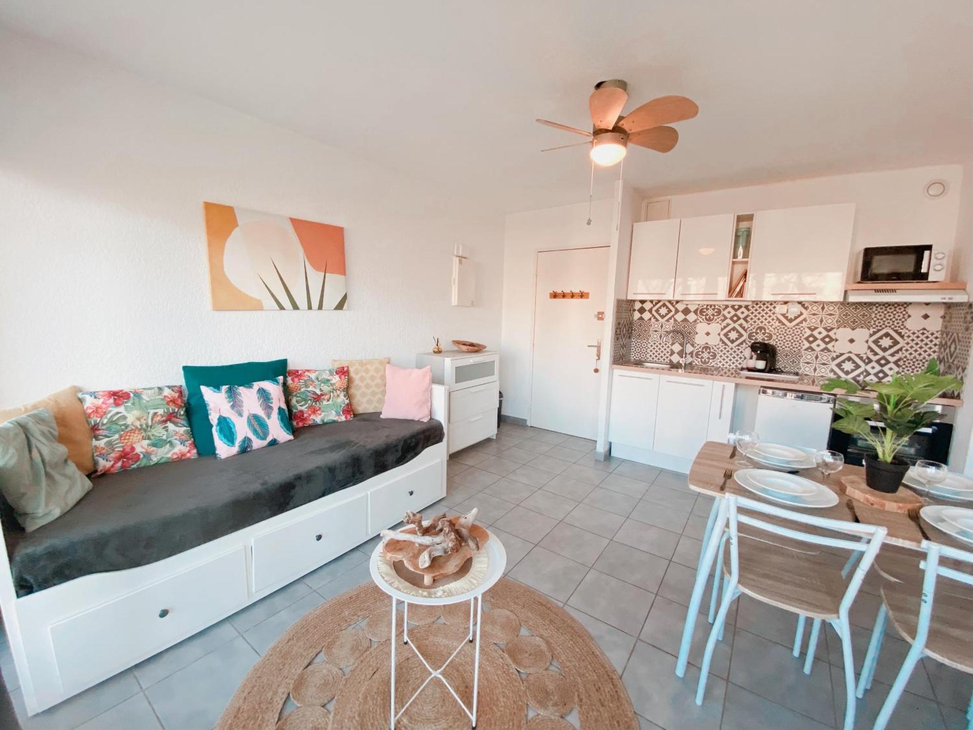 Superbe T2 Au Calme Avec Balcon Sur La Marina - 10 Apartamento Canet-en-Roussillon